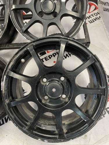 Литые чёрные  R14	4х100 цо60.1 et45 6j