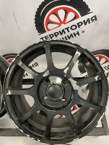 Литые чёрные  R14	4х100 цо60.1 et45 6j
